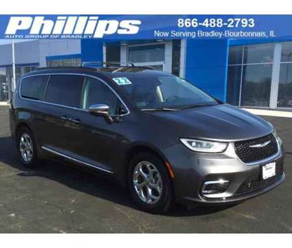 2022 Chrysler Pacifica Limited is a Grey 2022 Chrysler Pacifica Limited Car for Sale in Bourbonnais IL