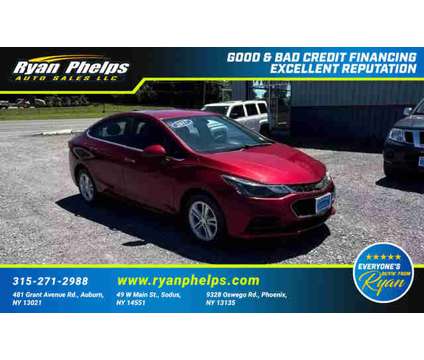 2017 Chevrolet Cruze for sale is a Red 2017 Chevrolet Cruze Car for Sale in Auburn NY