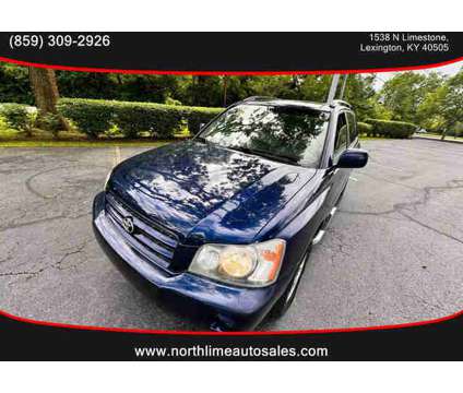 2002 Toyota Highlander for sale is a Blue 2002 Toyota Highlander Car for Sale in Lexington KY