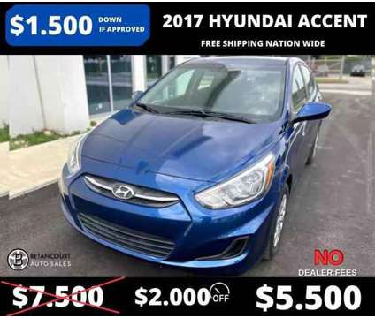 2017 Hyundai Accent for sale is a Blue 2017 Hyundai Accent Car for Sale in Miami FL