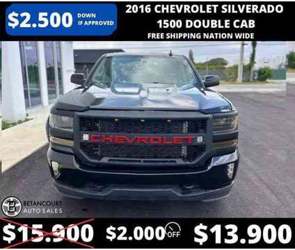 2016 Chevrolet Silverado 1500 Double Cab for sale is a Black 2016 Chevrolet Silverado 1500 Car for Sale in Miami FL