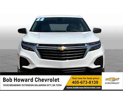 2022UsedChevroletUsedEquinox is a White 2022 Chevrolet Equinox Car for Sale in Oklahoma City OK