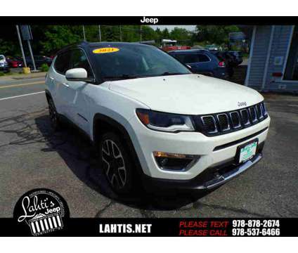 2021UsedJeepUsedCompass is a White 2021 Jeep Compass Car for Sale in Leominster MA