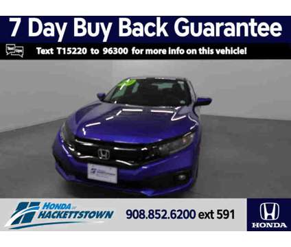 2020UsedHondaUsedCivic is a Blue 2020 Honda Civic Car for Sale in Hackettstown NJ