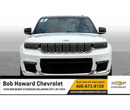 2023UsedJeepUsedGrand Cherokee L is a White 2023 Jeep grand cherokee Car for Sale in Oklahoma City OK