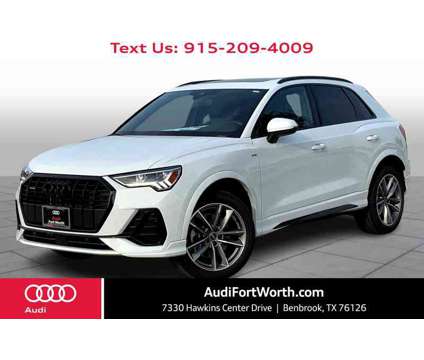2024NewAudiNewQ3 is a White 2024 Audi Q3 Car for Sale in Benbrook TX