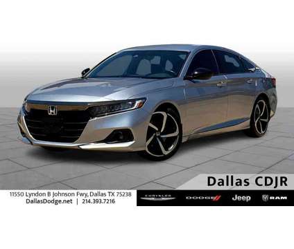 2021UsedHondaUsedAccord is a Silver 2021 Honda Accord Car for Sale in Dallas TX
