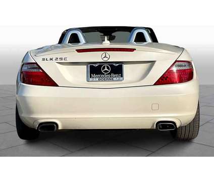 2013UsedMercedes-BenzUsedSLK-Class is a White 2013 Mercedes-Benz SLK Class Car for Sale