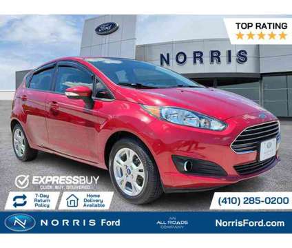 2014 Ford Fiesta SE is a Red 2014 Ford Fiesta SE Car for Sale in Dundalk MD
