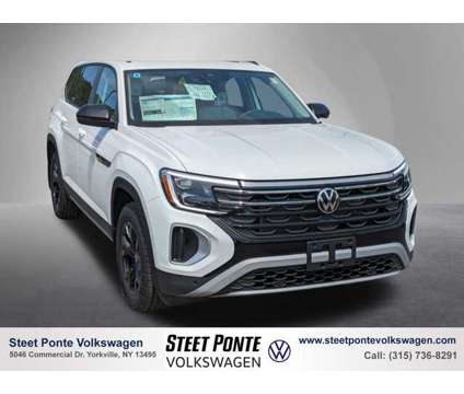 2024 Volkswagen Atlas 2.0T Peak Edition SE w/Technology is a White 2024 Volkswagen Atlas Car for Sale in Utica, NY NY