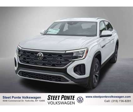 2024 Volkswagen Atlas Cross Sport 2.0T SE is a White 2024 Volkswagen Atlas Car for Sale in Utica, NY NY