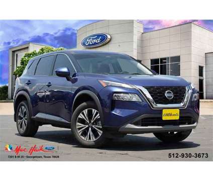 2021 Nissan Rogue Sv is a Blue 2021 Nissan Rogue SV Car for Sale in Georgetown TX