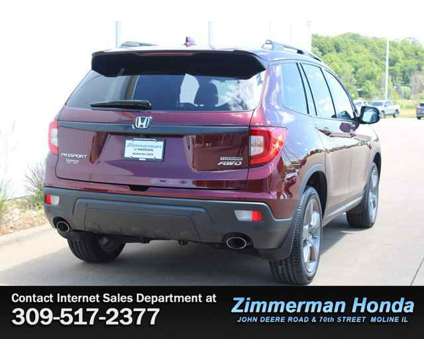 2021 Honda Passport Touring is a Red 2021 Honda Passport Car for Sale in Moline IL