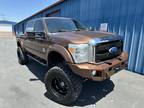 2012 Ford F-250 SD Lariat Crew Cab 4WD Brown, LOW MILES