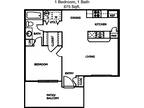 1 Floor Plan 1x1 - Spring Park, Spring, TX