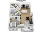 2 Floor Plan 1x1 - Hardy Oak, San Antonio, TX