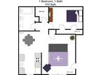 1 Floor Plan 1x1 - Oak Meadow Villa, San Antonio, TX