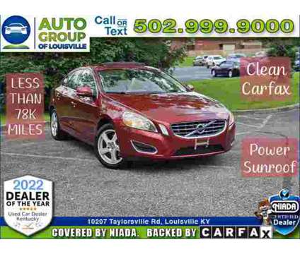 2012 Volvo S60 for sale is a Red 2012 Volvo S60 2.4 Trim Car for Sale in Louisville KY