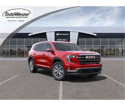 2024 GMC Acadia Elevation is a Red 2024 GMC Acadia SUV in Westland MI