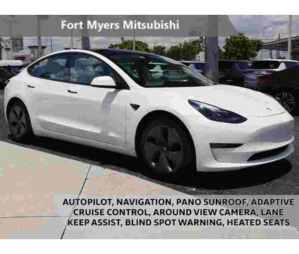 2021 Tesla Model 3 Standard Range Plus is a White 2021 Tesla Model 3 Sedan in Fort Myers FL