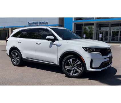 2023 Kia Sorento Hybrid SX Prestige is a White 2023 Kia Sorento SX Hybrid in Colorado Springs CO