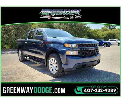 2021 Chevrolet Silverado 1500 Custom is a Blue 2021 Chevrolet Silverado 1500 Custom Car for Sale in Orlando FL