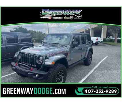 2020 Jeep Wrangler Unlimited Rubicon is a Grey 2020 Jeep Wrangler Unlimited Car for Sale in Orlando FL