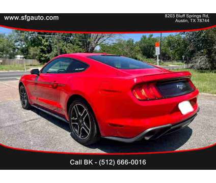 2018 Ford Mustang for sale is a Red 2018 Ford Mustang Car for Sale in Austin TX