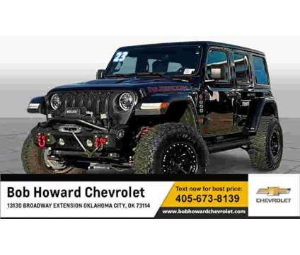 2023UsedJeepUsedWrangler is a Black 2023 Jeep Wrangler Car for Sale in Oklahoma City OK