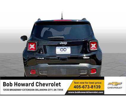 2020UsedJeepUsedRenegade is a Black 2020 Jeep Renegade Car for Sale in Oklahoma City OK