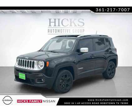 2018UsedJeepUsedRenegade is a Black 2018 Jeep Renegade Car for Sale in Robstown TX