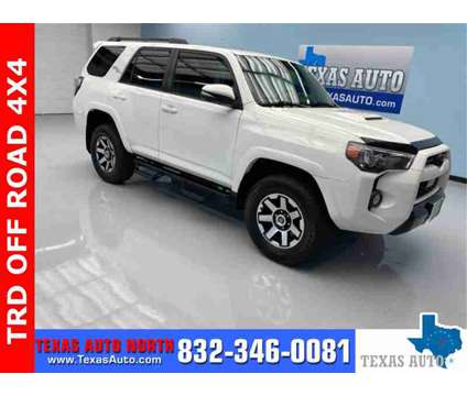 2020 Toyota 4Runner TRD Off-Road Premium is a White 2020 Toyota 4Runner TRD Off Road SUV in Houston TX