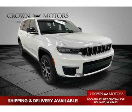 2024 Jeep Grand Cherokee L Limited is a White 2024 Jeep grand cherokee Limited SUV in Holland MI
