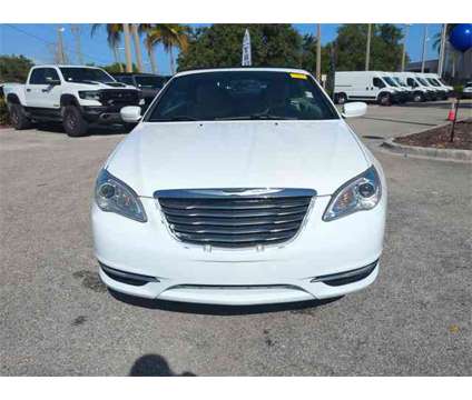 2011 Chrysler 200 Touring is a White 2011 Chrysler 200 Model Touring Convertible in Naples FL