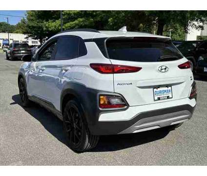 2021 Hyundai Kona NIGHT is a White 2021 Hyundai Kona SUV in Bowie MD