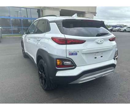 2021 Hyundai Kona NIGHT is a White 2021 Hyundai Kona SUV in Bangor ME
