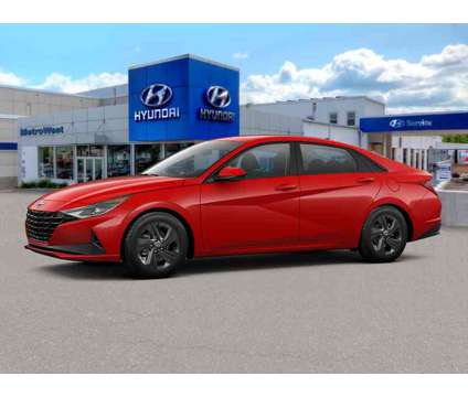 2023 Hyundai Elantra SEL is a Red 2023 Hyundai Elantra Sedan in Framingham MA