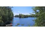 Waterfront lot with amazing treetop and lake view.
