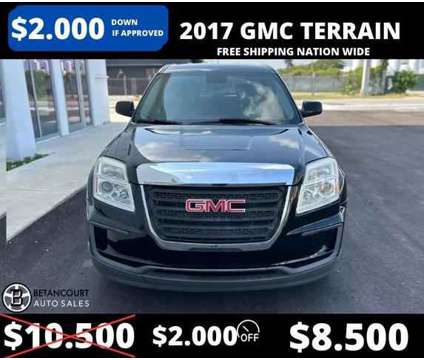 2017 GMC Terrain for sale is a Black 2017 GMC Terrain Car for Sale in Miami FL