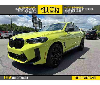 2022 BMW X4 M for sale is a Yellow 2022 BMW X4 Car for Sale in Indian Trail NC