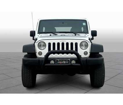 2015UsedJeepUsedWrangler Unlimited is a White 2015 Jeep Wrangler Unlimited Car for Sale in Houston TX