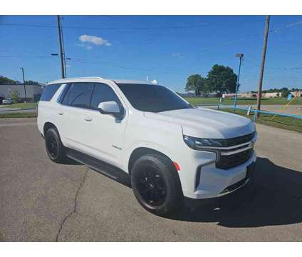 2021UsedChevroletUsedTahoe is a White 2021 Chevrolet Tahoe Car for Sale in Bartlesville OK