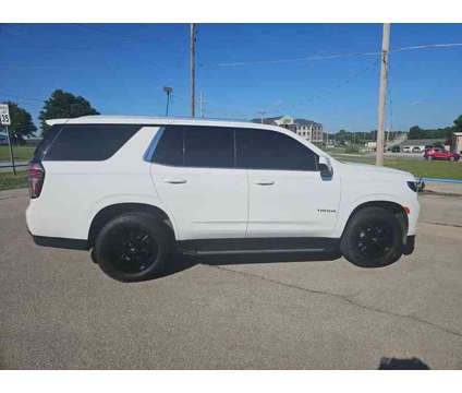 2021UsedChevroletUsedTahoe is a White 2021 Chevrolet Tahoe Car for Sale in Bartlesville OK