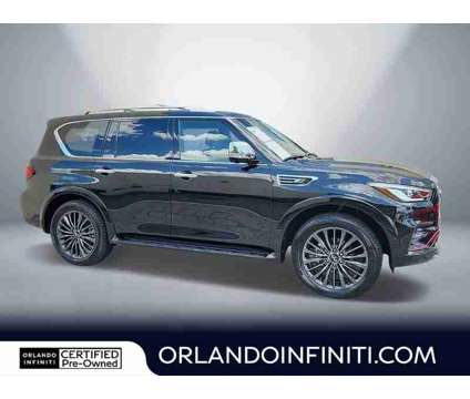 2024UsedINFINITIUsedQX80 is a Black 2024 Infiniti QX80 Car for Sale in Orlando FL