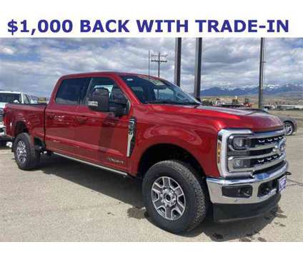 2024 Ford Super Duty F-350 SRW LARIAT is a Red 2024 Ford Car for Sale in Salmon ID