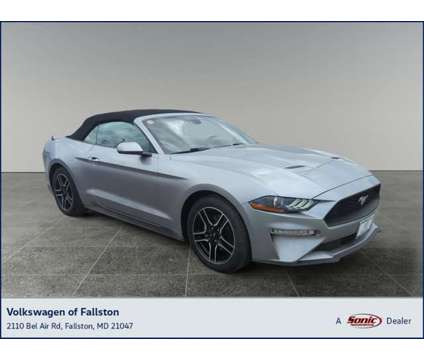 2021 Ford Mustang EcoBoost is a Silver 2021 Ford Mustang EcoBoost Car for Sale in Fallston MD