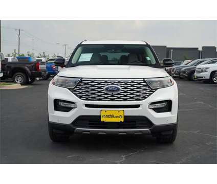 2023 Ford Explorer Platinum is a White 2023 Ford Explorer Platinum Car for Sale in Georgetown TX