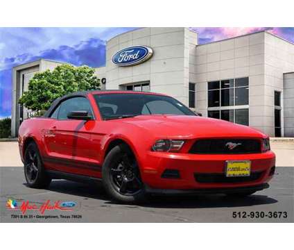 2011 Ford Mustang is a Red 2011 Ford Mustang Car for Sale in Georgetown TX