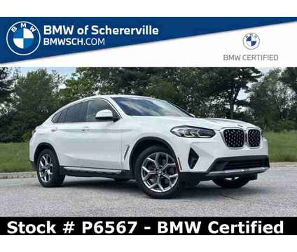 2022 BMW X4 xDrive30i is a White 2022 BMW X4 xDrive30i Car for Sale in Schererville IN