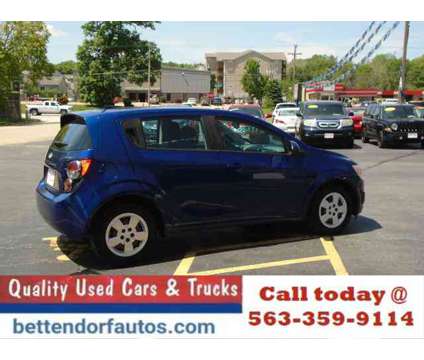 2013 Chevrolet Sonic LS is a Blue 2013 Chevrolet Sonic LS Car for Sale in Moline IL